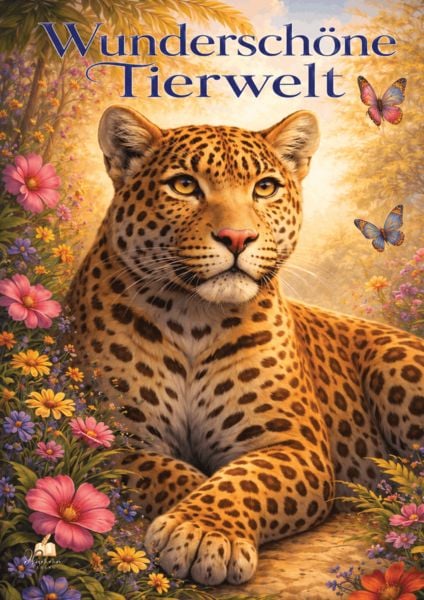 Produktbild: Wundersch&ouml;ne Tierwelt Malbuch f&uuml;r Kinder ab 8 Jahren mit 50 sch&ouml;nen Ausmalmotiven