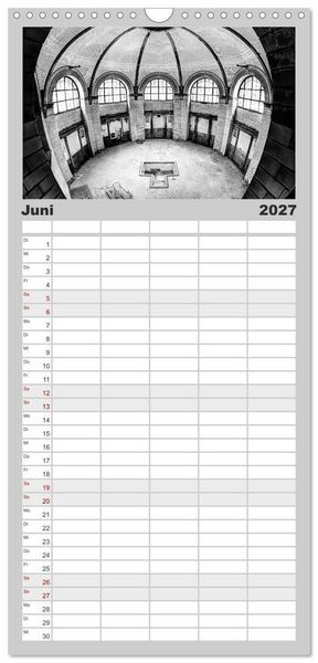 Produktbild: Familienplaner 2027 - Lost Beauty mit 5 Spalten (Wandkalender, 21 x 45 cm) CALVENDO