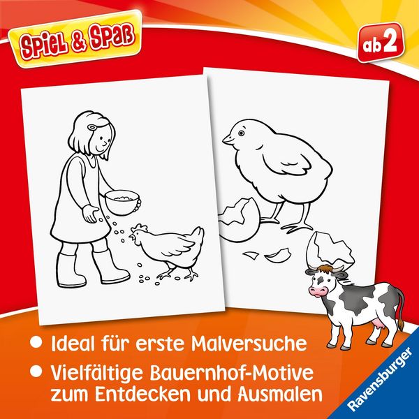 Produktbild: Spiel & Spa&szlig; - Mein allererster Malblock: Bauernhof