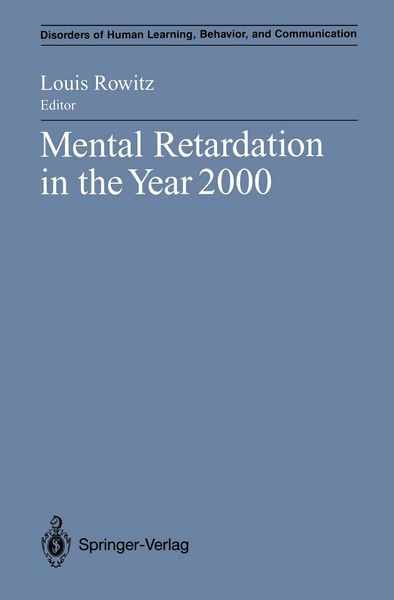 Produktbild: Mental Retardation in the Year 2000