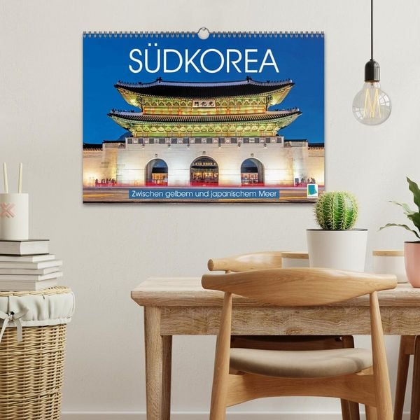 Produktbild: S&uuml;dkorea: Zwischen gelbem und japanischem Meer (Wandkalender 2026 DIN A3 quer), CALVENDO Monatskalender