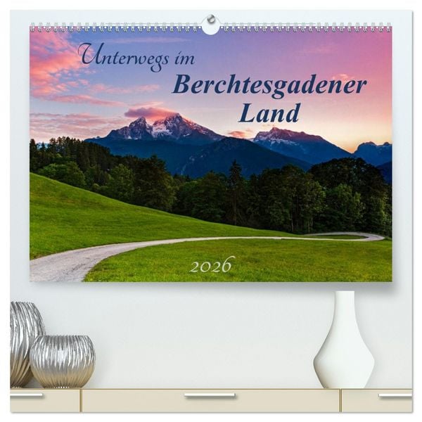 Produktbild: Unterwegs im Berchtesgadener Land 2026 (hochwertiger Premium Wandkalender 2026 DIN A2 quer), Kunstdruck in Hochglanz
