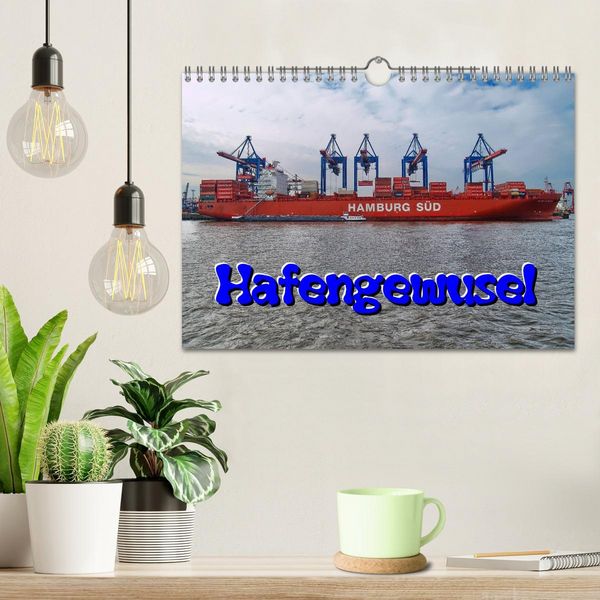 Produktbild: Hafengewusel (Wandkalender 2026 DIN A4 quer), CALVENDO Monatskalender