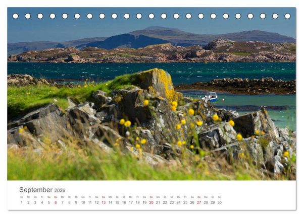 Produktbild: Iona. Insel der Pilger (Tischkalender 2026 DIN A5 quer), CALVENDO Monatskalender