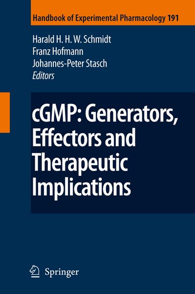 Produktbild: cGMP: Generators, Effectors and Therapeutic Implications