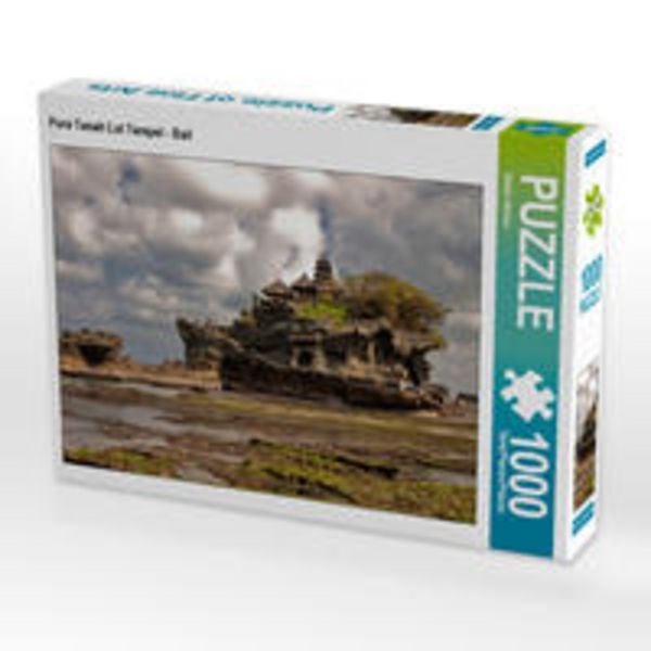 CALVENDO Puzzle Pura Tanah Lot Tempel - Bali | 1000 Teile Lege-Größe 64x48cm Foto-Puzzle für glückliche Stunden