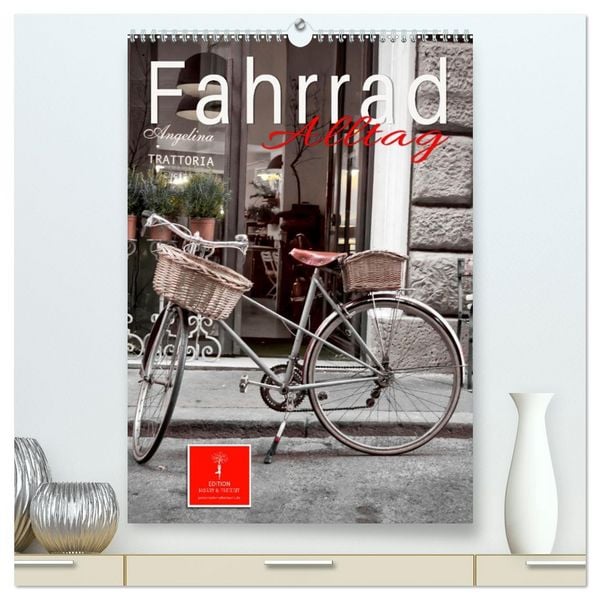 Fahrrad Alltag (hochwertiger Premium Wandkalender 2026 DIN A2 hoch), Kunstdruck in Hochglanz