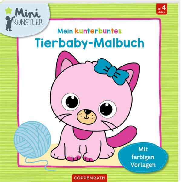 Mein kunterbuntes Tierbaby-Malbuch