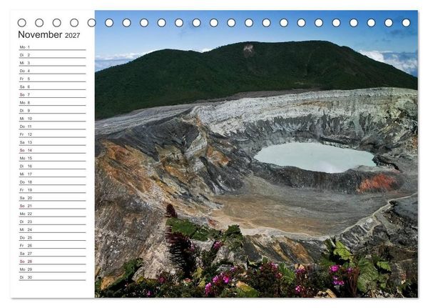 Produktbild: Costa Rica - Natur Pur (Tischkalender 2027 DIN A5 quer), CALVENDO Monatskalender