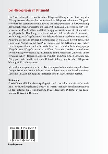 Produktbild: Der Pflegeprozess im Unterricht