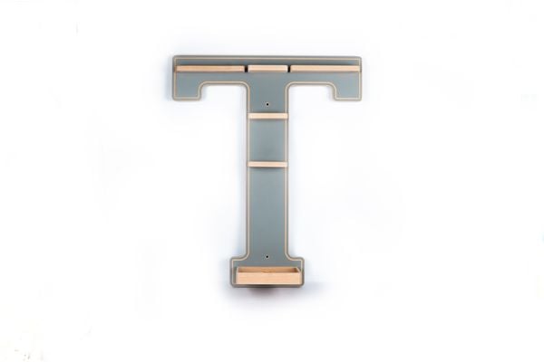 Holz Regal Buchstabe T für Toniebox Tonies Figuren