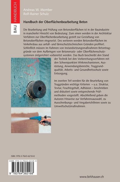 Produktbild: Handbuch der Oberfl&auml;chenbearbeitung Beton
