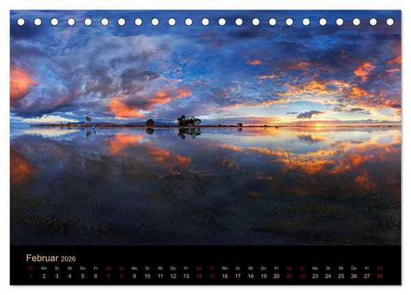 Produktbild: S&uuml;dseetraum Neuseeland (Tischkalender 2026 DIN A5 quer), CALVENDO Monatskalender