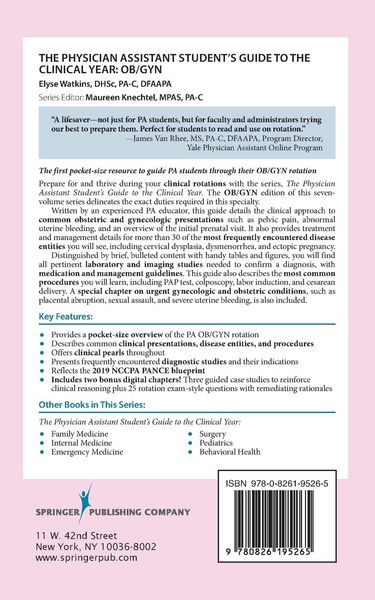 Produktbild: The Physician Assistant Student's Guide to the Clinical Year