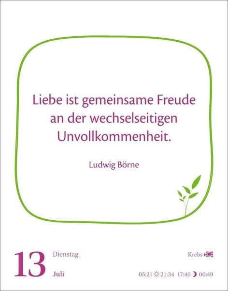 Produktbild: Heute ist dein Tag! Tagesabrei&szlig;kalender 2027 - 313 positive Zitate f&uuml;r 2027