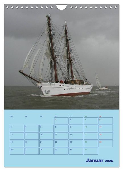 Produktbild: Seefahrer Romantik 2026 (Wandkalender 2026 DIN A4 hoch), CALVENDO Monatskalender