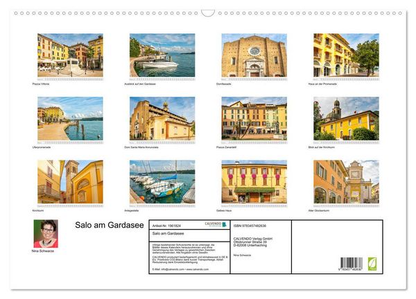 Produktbild: Salo am Gardasee (Wandkalender 2026 DIN A2 quer), CALVENDO Monatskalender