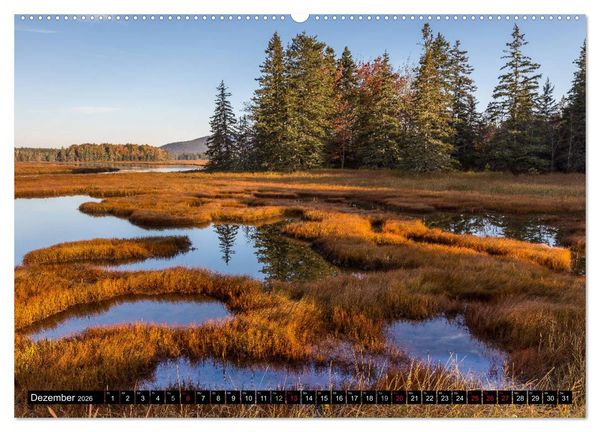 Produktbild: NEUENGLAND - Eine Reise durch den Nordosten der USA (Wandkalender 2026 DIN A2 quer), CALVENDO Monatskalender