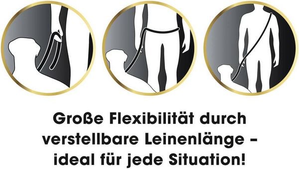 Produktbild: GoLeyGo Hundeleine & Halsband S schwarz