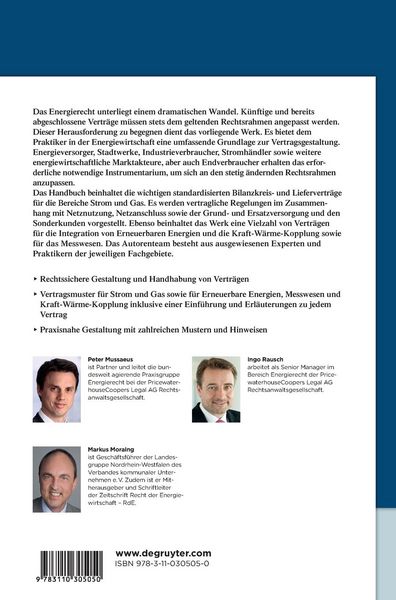 Produktbild: Vertr&auml;ge der Energiewirtschaft