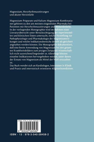 Produktbild: Magnesium, Herzrhythmusst&ouml;rungen und akuter Herzinfarkt