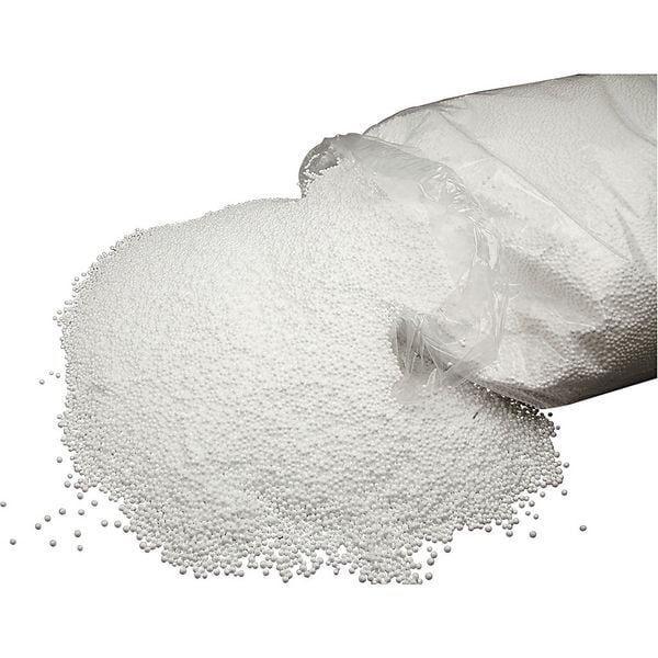 Produktbild: Creativ Company Styropork&uuml;gelchen, Gr&ouml;&szlig;e 5 mm, Wei&szlig;, 100 l/1 Beutel
