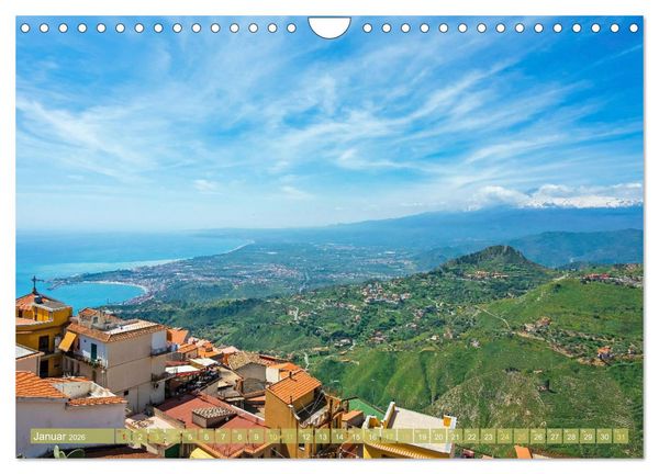 Produktbild: Sch&ouml;nes Sizilien: die Sonneninsel Italiens (Wandkalender 2026 DIN A4 quer), CALVENDO Monatskalender