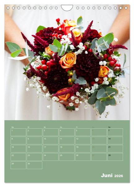 Produktbild: Hochzeitsfeeling (Wandkalender 2026 DIN A4 hoch), CALVENDO Monatskalender