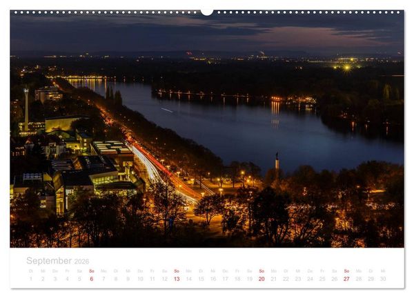 Produktbild: Hannover bei Nacht (Wandkalender 2026 DIN A2 quer), CALVENDO Monatskalender
