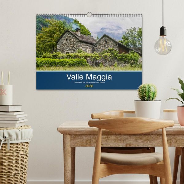 Produktbild: Valle Maggia - Entdecken Sie das Maggiatal im Tessin (Wandkalender 2026 DIN A3 quer), CALVENDO Monatskalender