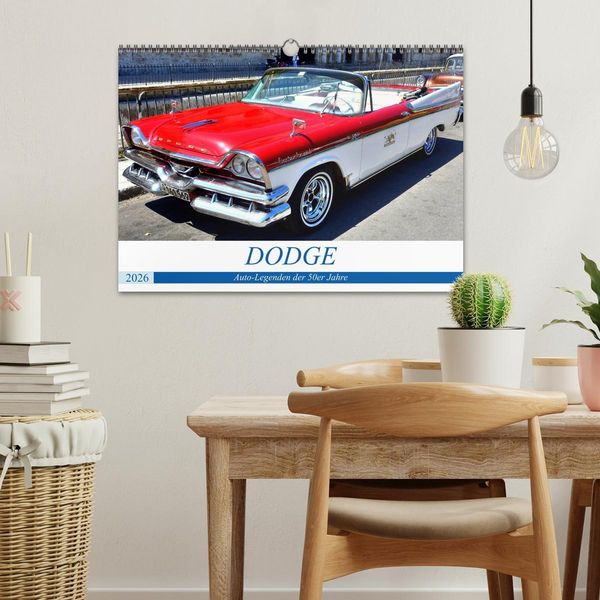 Produktbild: DODGE - Auto-Legenden der 50er Jahre (Wandkalender 2026 DIN A3 quer), CALVENDO Monatskalender