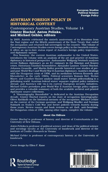Produktbild: Austrian Foreign Policy in Historical Context