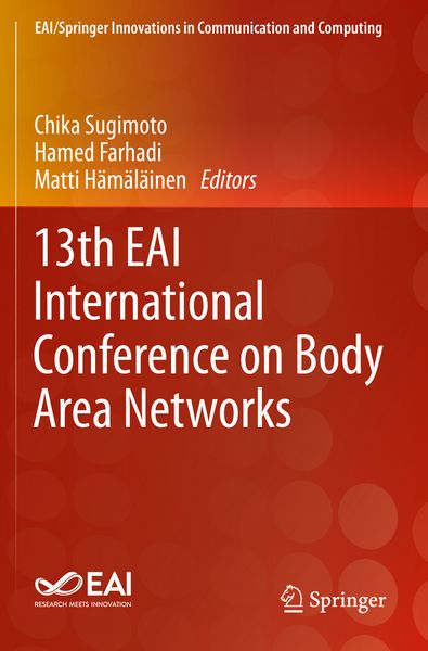 Produktbild: 13th EAI International Conference on Body Area Networks