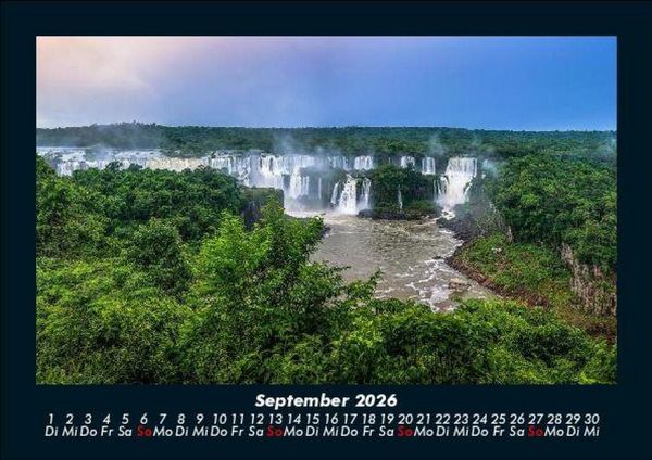 Produktbild: Wasserf&auml;lle 2026 Fotokalender DIN A5