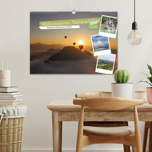 Produktbild: S&uuml;dostasiens Natursch&auml;tze (Wandkalender 2026 DIN A3 quer), CALVENDO Monatskalender