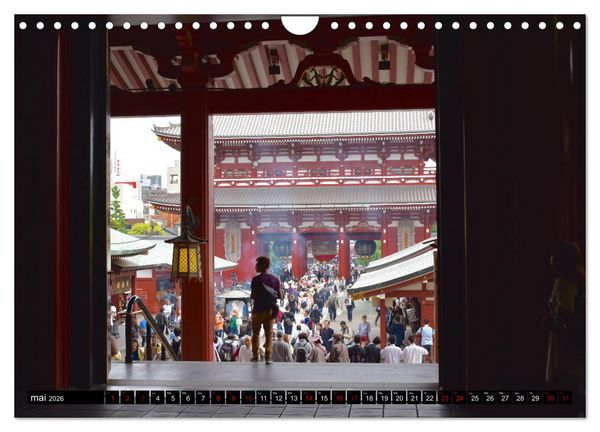 Produktbild: Les couleurs de Tokyo (Calendrier mural 2026 DIN A4 vertical), CALVENDO calendrier mensuel