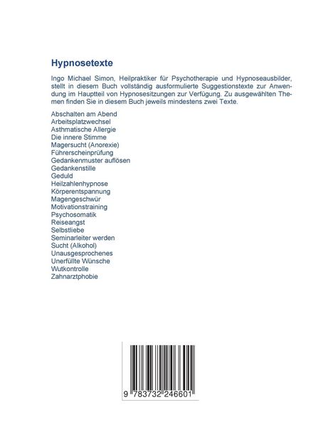 Produktbild: Hypnosetexte. Band 3