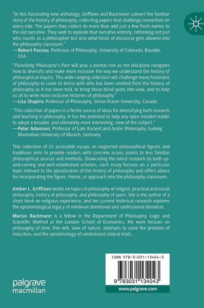 Produktbild: Pluralizing Philosophy&rsquo;s Past