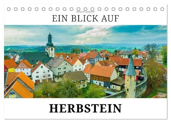 Produktbild: Ein Blick auf Herbstein (Tischkalender 2026 DIN A5 quer), CALVENDO Monatskalender