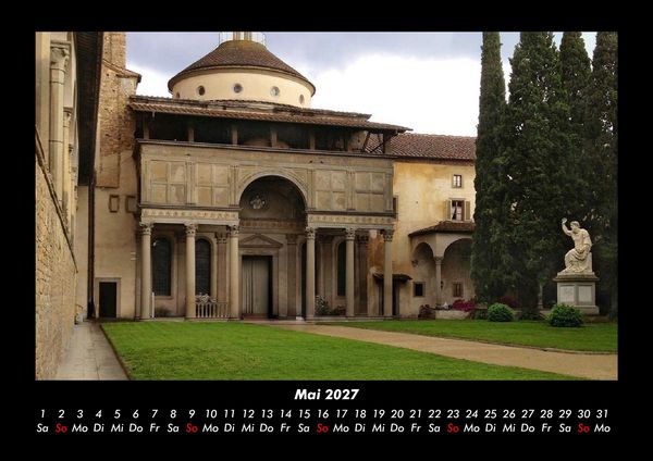 Produktbild: Florenz 2027 Fotokalender DIN A3