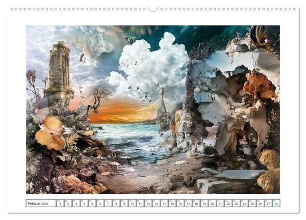 Produktbild: Verborgene Dimensionen (Wandkalender 2026 DIN A2 quer), CALVENDO Monatskalender