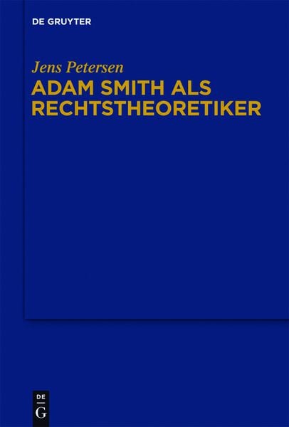 Produktbild: Adam Smith als Rechtstheoretiker