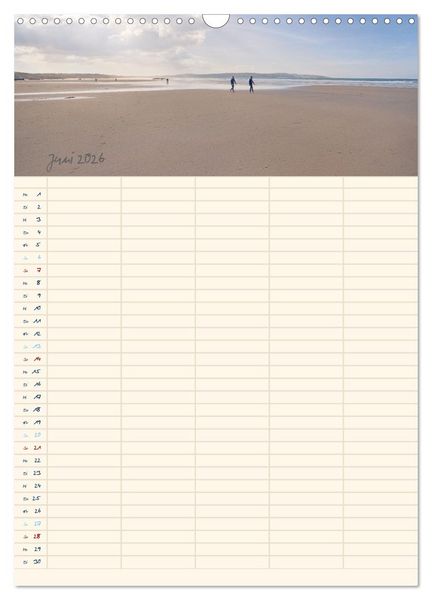 Produktbild: Mit Blick auf's Meer (Wandkalender 2026 DIN A3 hoch), CALVENDO Monatskalender