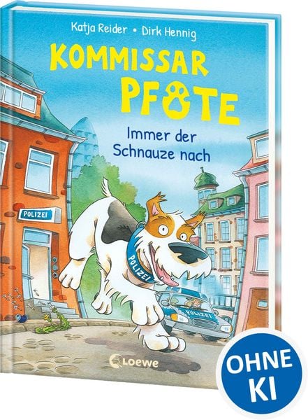 Kommissar Pfote (Band 1) - Immer der Schnauze nach, Gebundene Ausgabe von Katja Reider, Loewe, 978-3-7432-0608-3