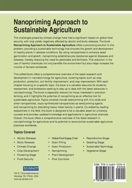 Produktbild: Nanopriming Approach to Sustainable Agriculture