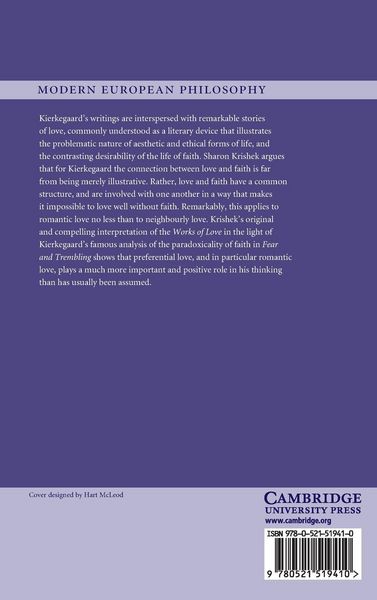 Produktbild: Kierkegaard on Faith and Love
