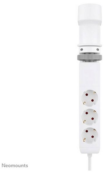 Produktbild: Neomounts DS22-840WH6 Tischsteckdose Wei&szlig; Schutzkontakt 1St.