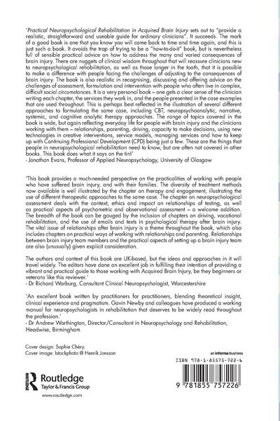 Produktbild: Practical Neuropsychological Rehabilitation in Acquired Brain Injury