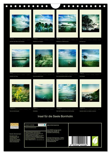 Produktbild: Insel f&uuml;r die Seele Bornholm (Wandkalender 2026 DIN A4 hoch), CALVENDO Monatskalender
