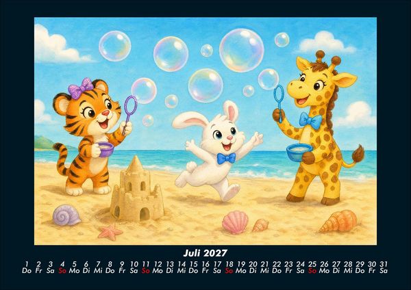 Produktbild: Zauberhafte Seifenblasenwelten 2027 Fotokalender DIN A4